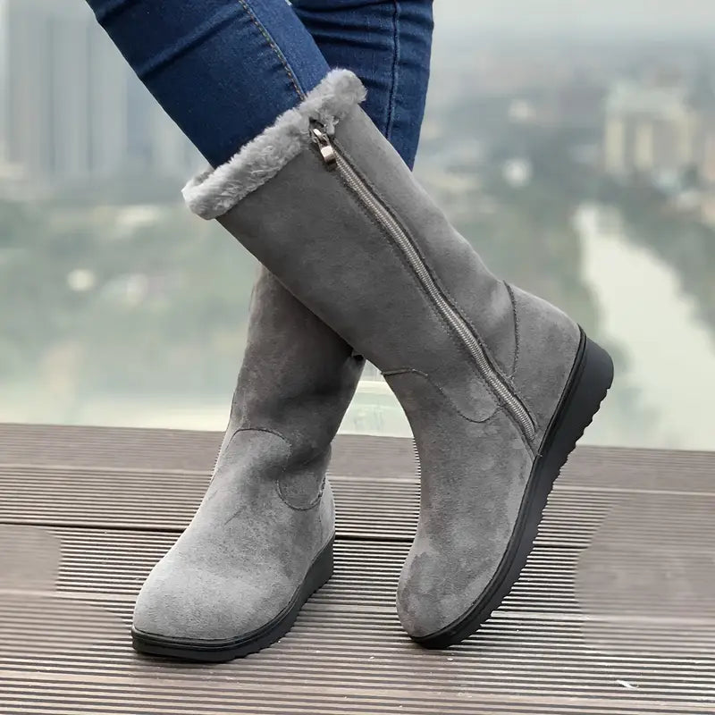 Women's Winter Thickened Mid-Calf Boots