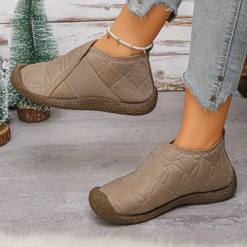 Women's Warm Waterproof Cotton Shoes