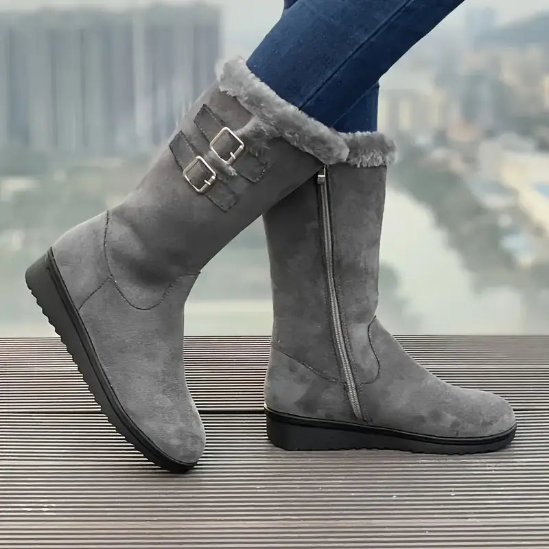 Women's Winter Thickened Mid-Calf Boots
