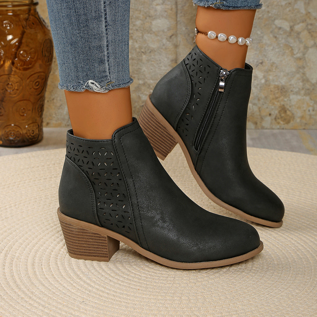 Women's Orthopedic Waterproof Chunky Boots