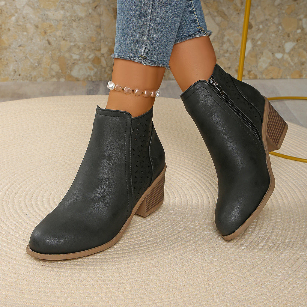 Women's Orthopedic Waterproof Chunky Boots
