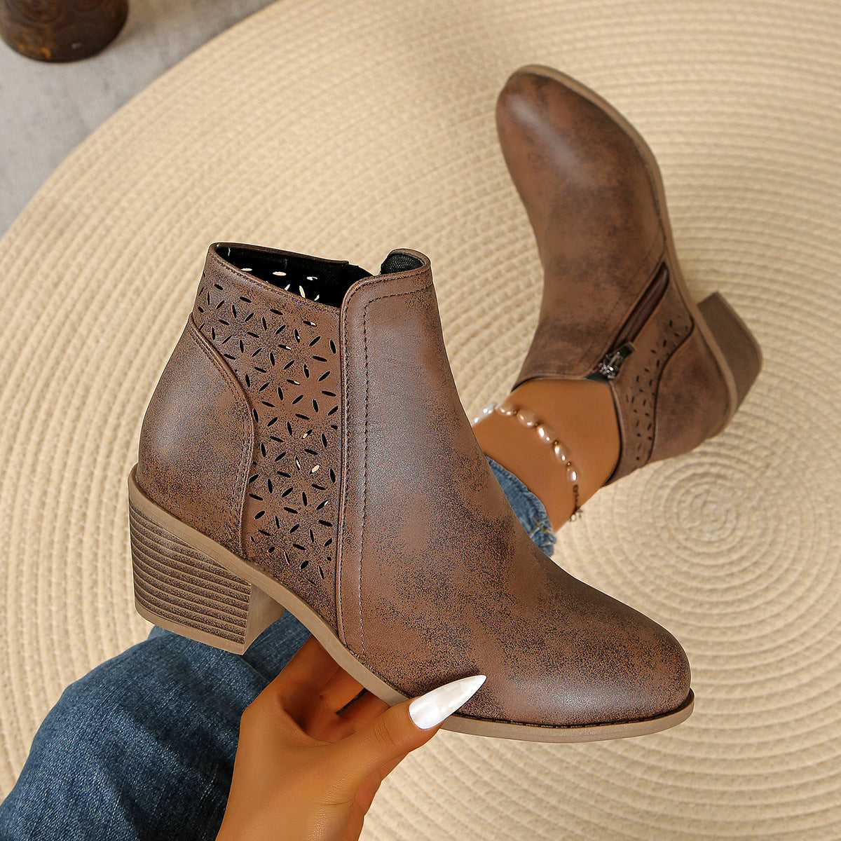 Women's Orthopedic Waterproof Chunky Boots