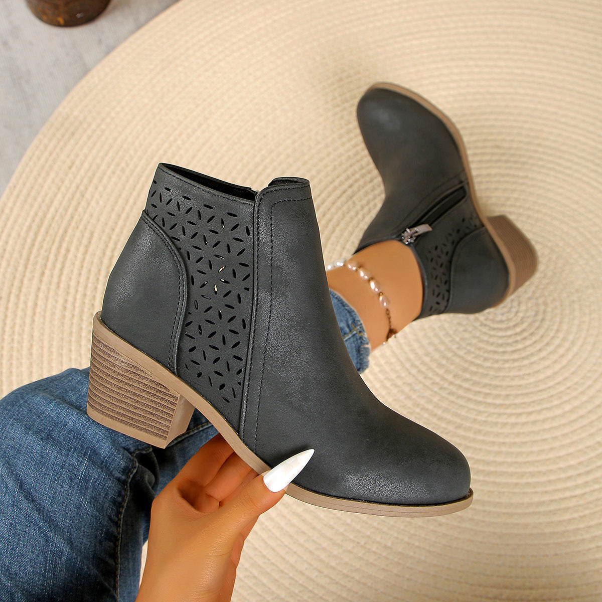 Women's Orthopedic Waterproof Chunky Boots