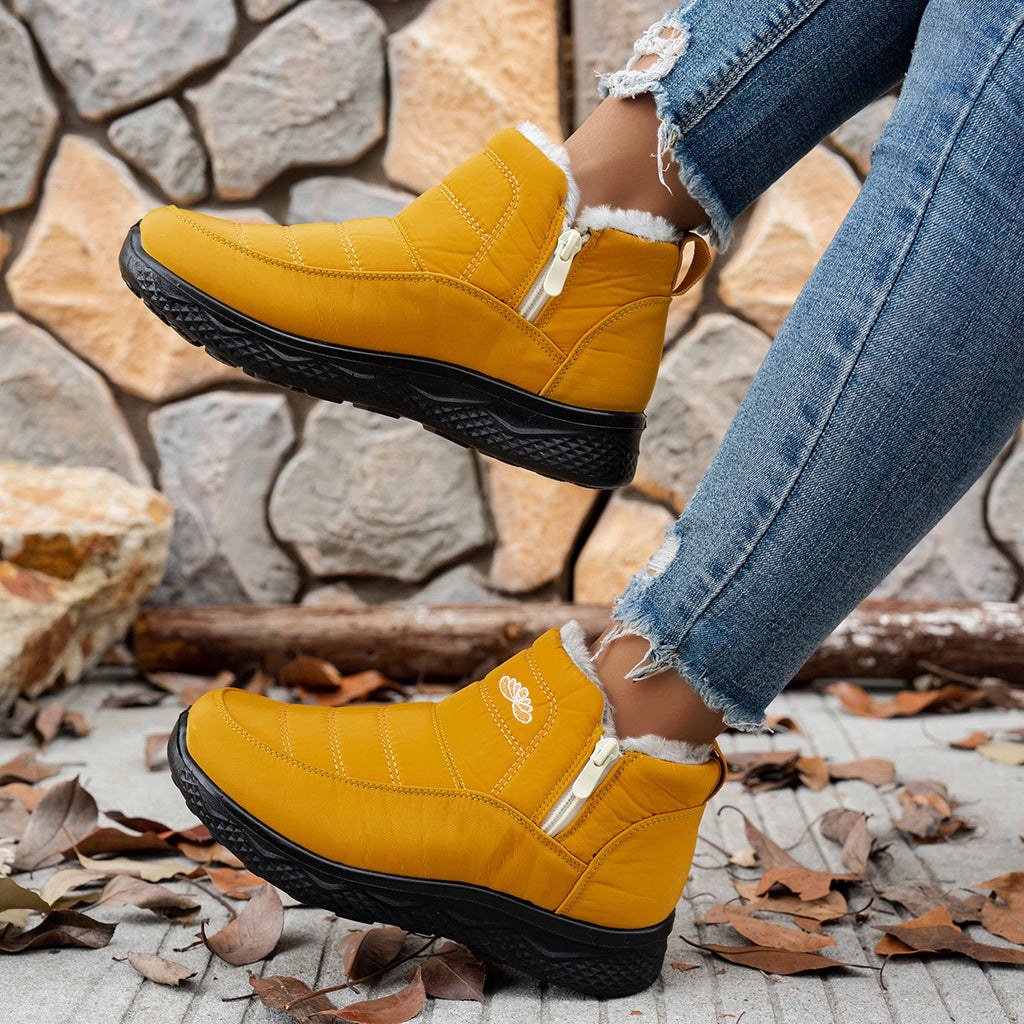 Women¡¯s Insulated Waterproof Non-slip Fur-lined Snow Boots
