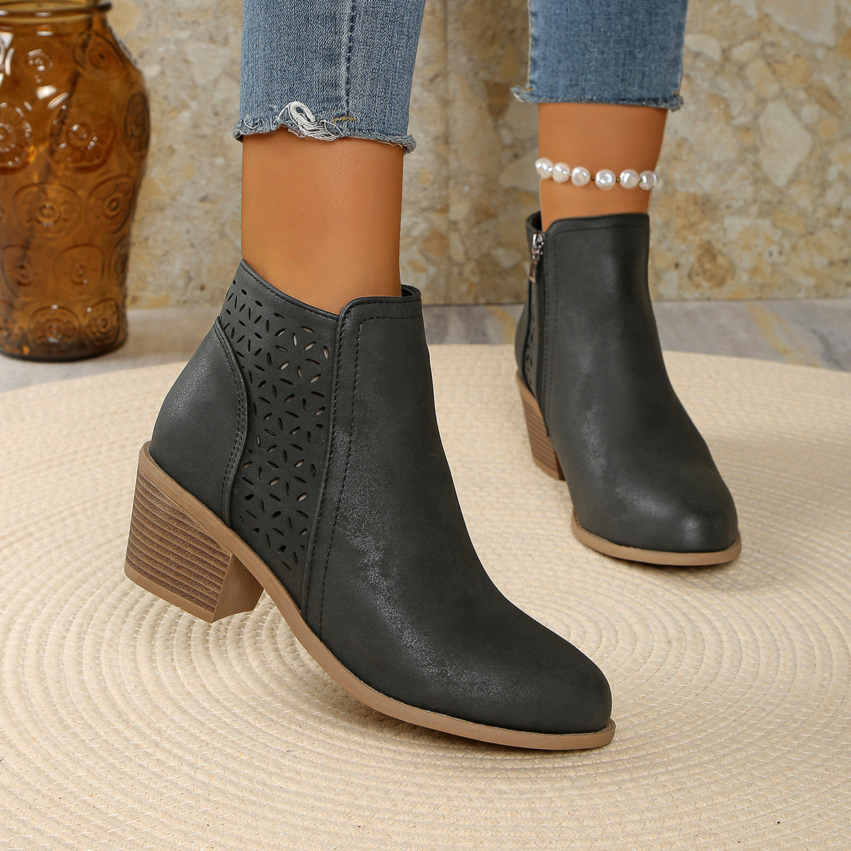 Women's Orthopedic Waterproof Chunky Boots