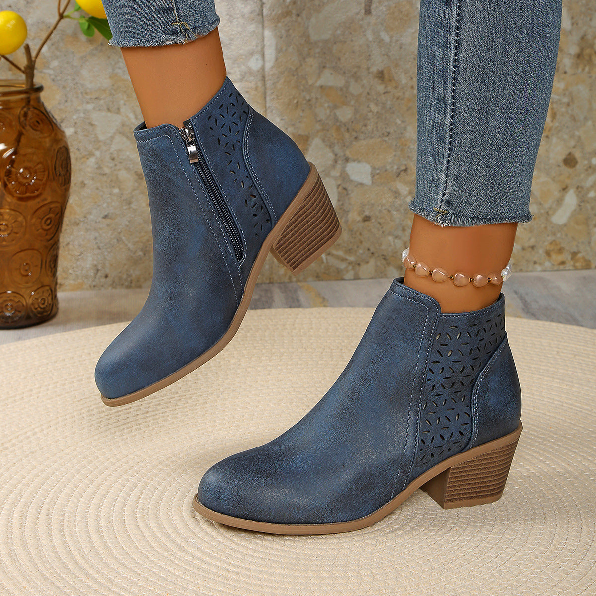 Women's Orthopedic Waterproof Chunky Boots