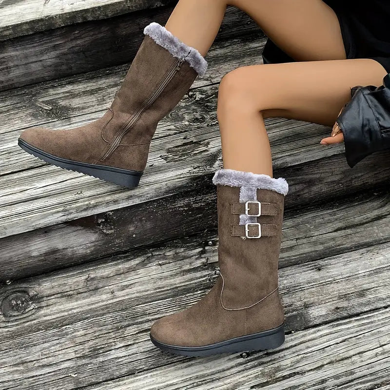 Women's Winter Thickened Mid-Calf Boots
