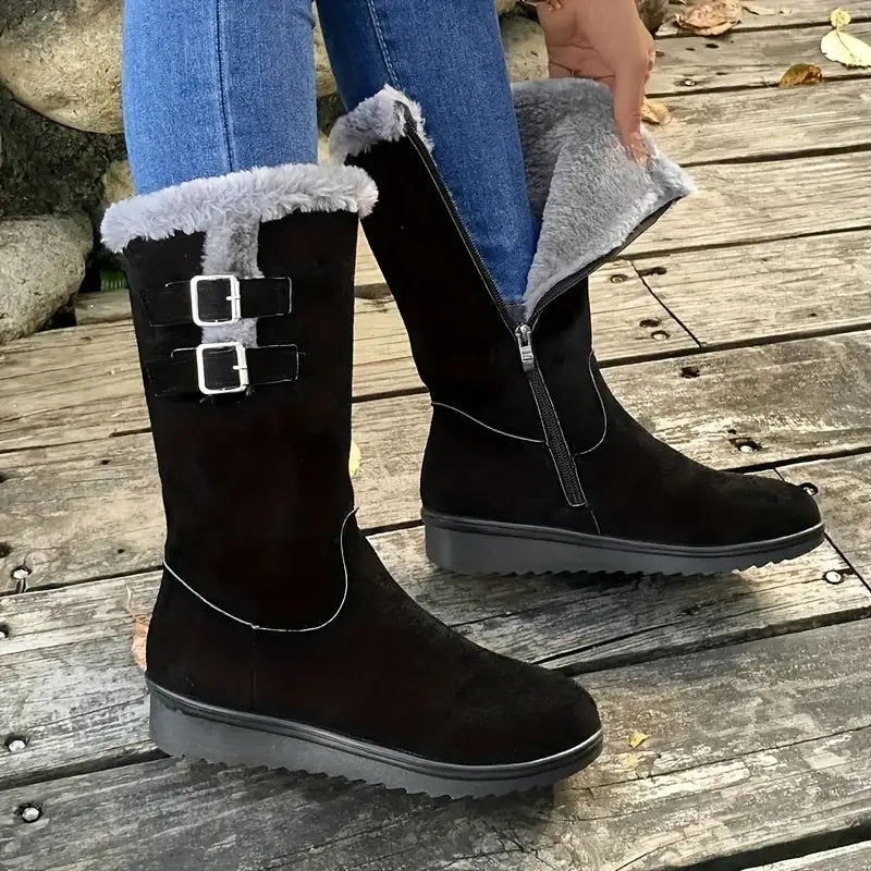 Women's Winter Thickened Mid-Calf Boots