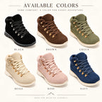 Women’s Water-Repellent Lace-Up Hiking Boots
