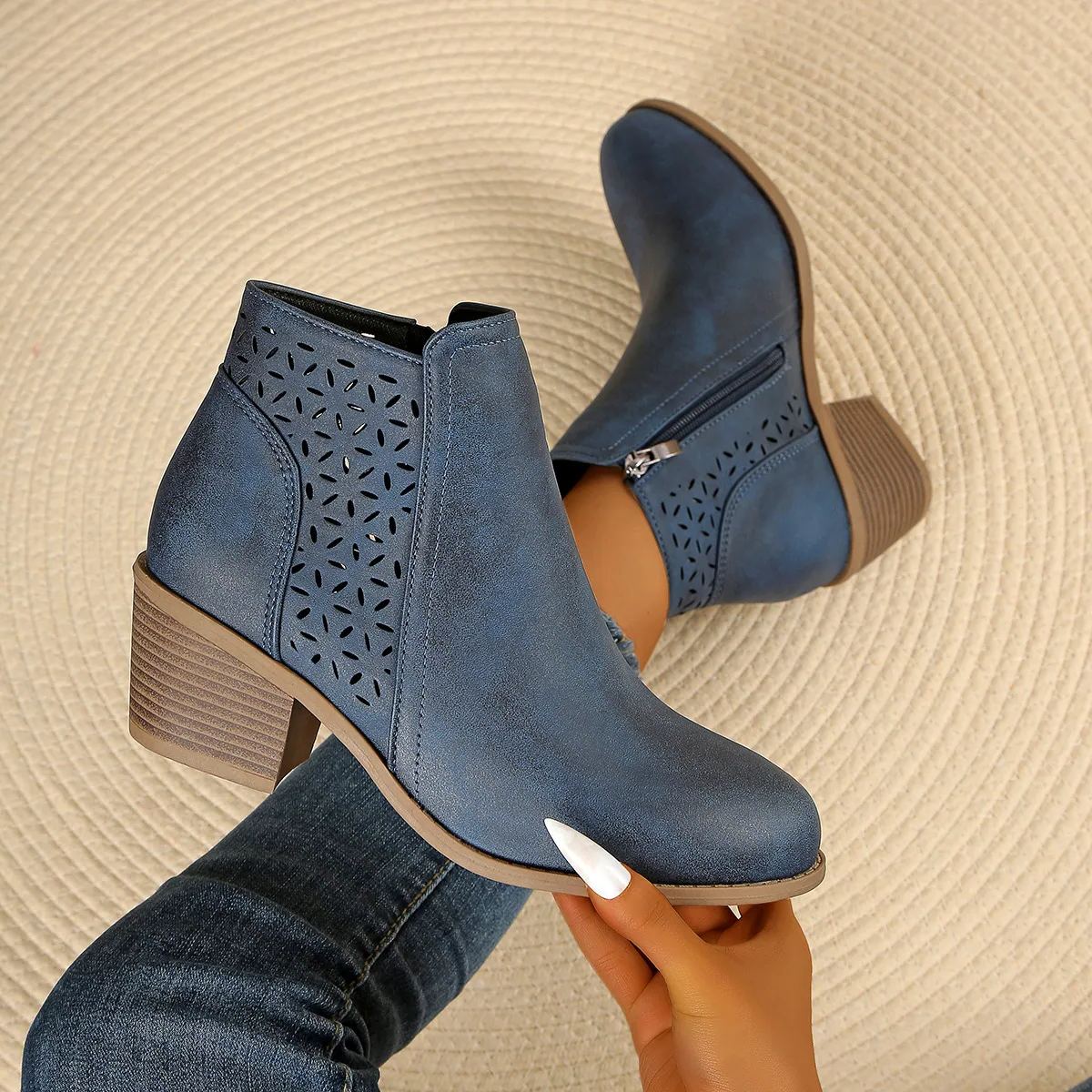 Women's Orthopedic Waterproof Chunky Boots