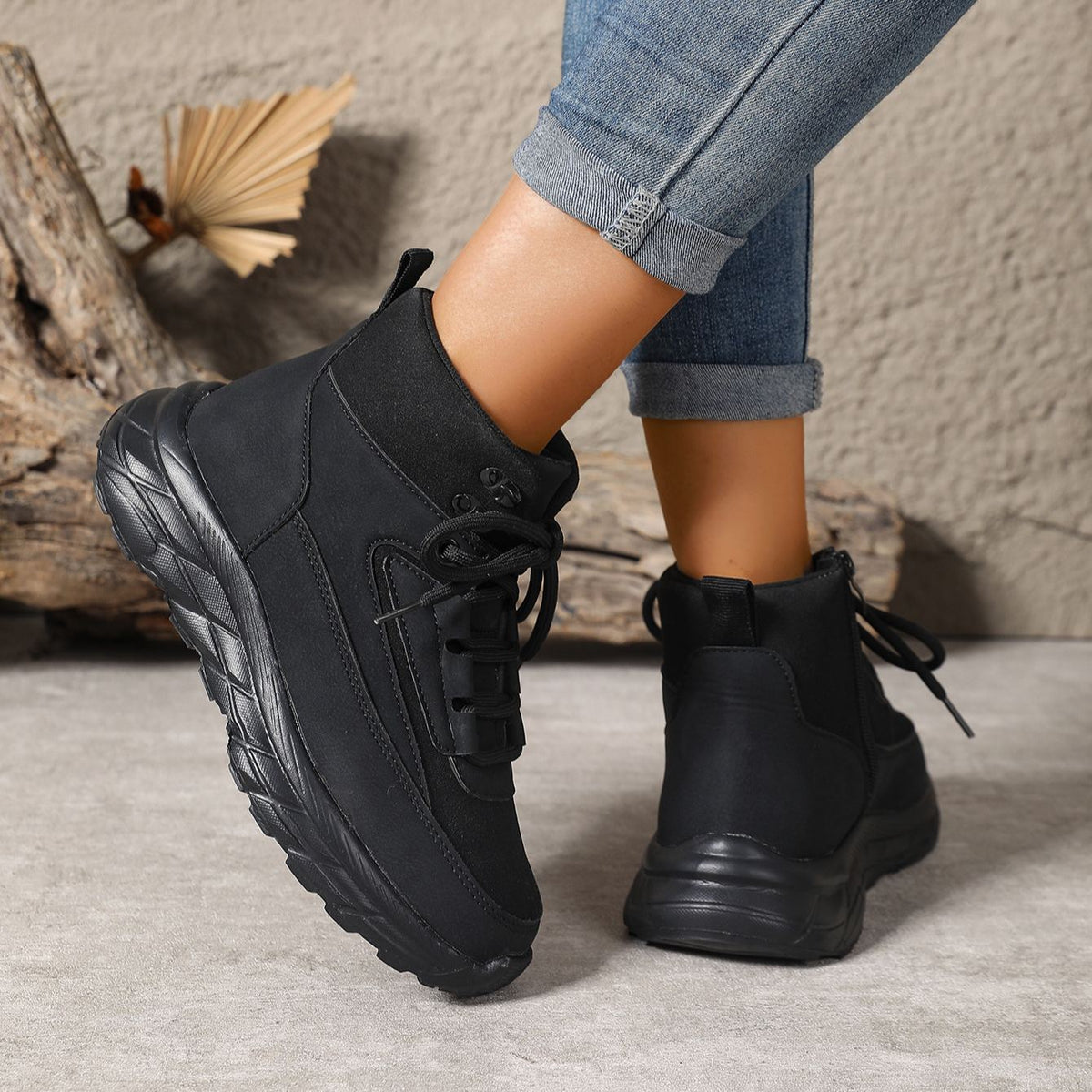 Women's Winter Thick Cushioned Sole Ankle Boots